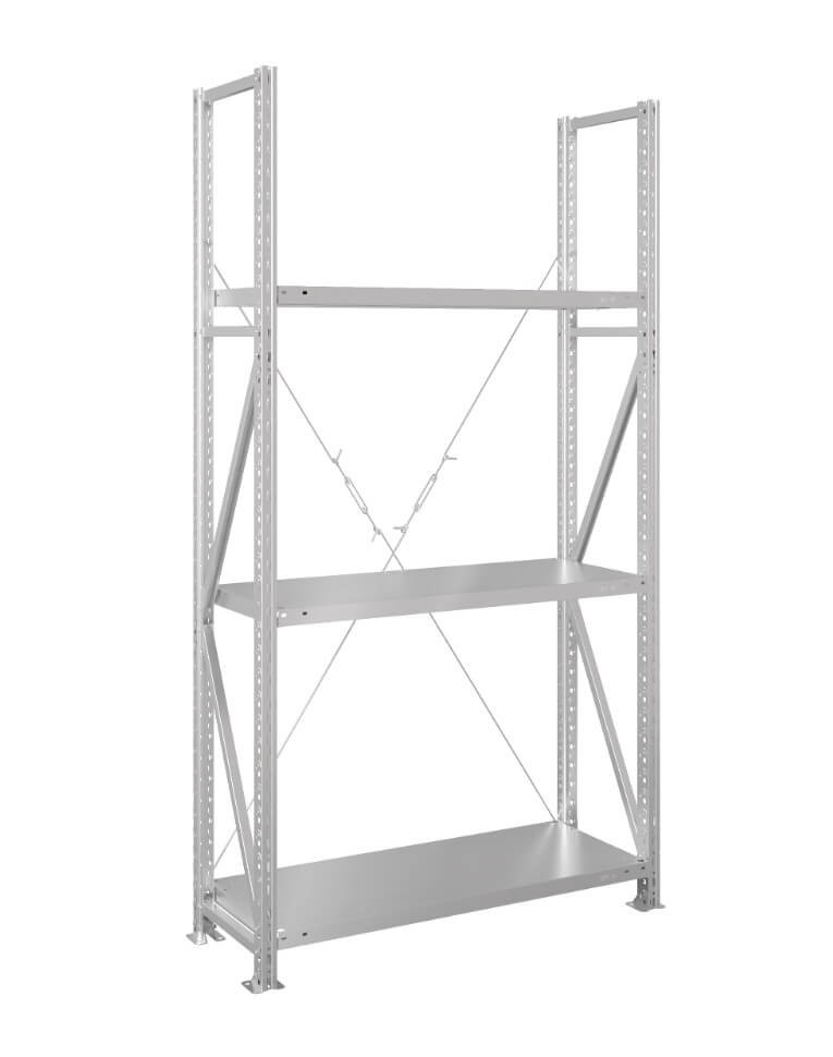Стеллаж MS U 2000x700x400 3 полки (200 кг, металл) купить в Воронеже