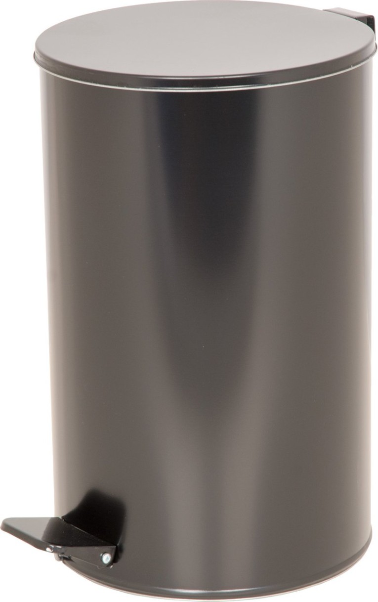 Урна с педалью черный 20 литров купить в Воронеже