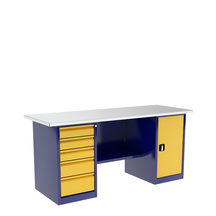 Верстак с тумбой и драйвером ВП-4Т/1,9 купить в Воронеже Верстак с тумбой и драйвером ВП-4Т/1,9 купить в Воронеже