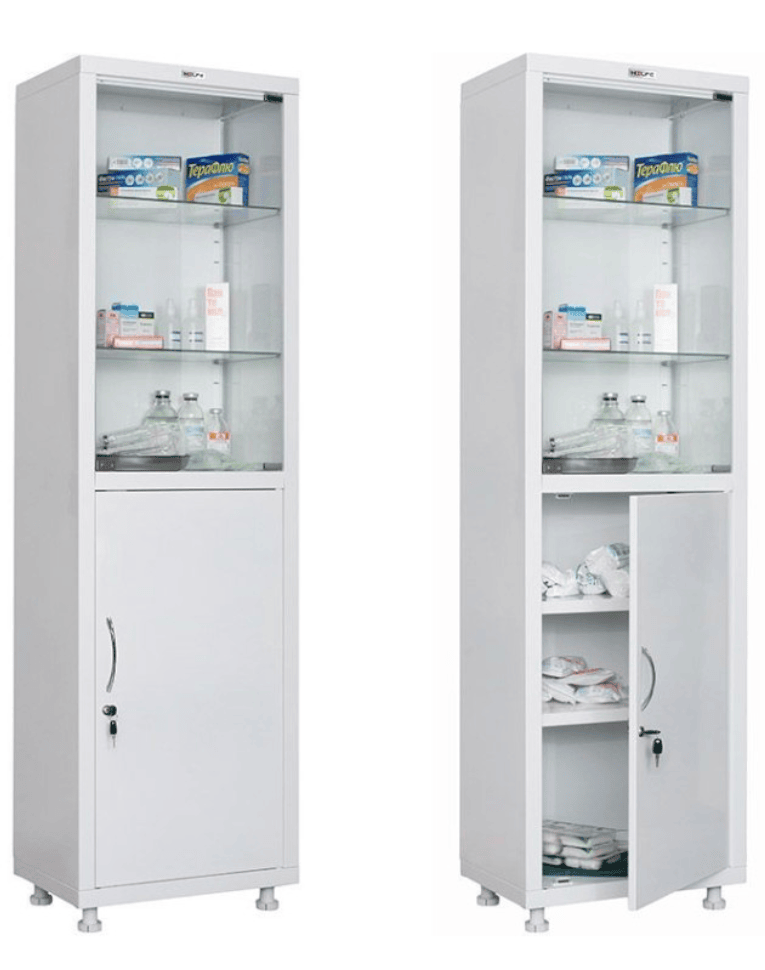 Медицинский шкаф HILFE МД 1 1657/SG купить в Воронеже Медицинский шкаф HILFE МД 1 1657/SG купить в Воронеже