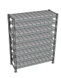Стеллаж грузовой СГР 2500x1800x400 8 полок (металл) Стеллаж грузовой СГР 2500x1800x400 8 полок (металл)