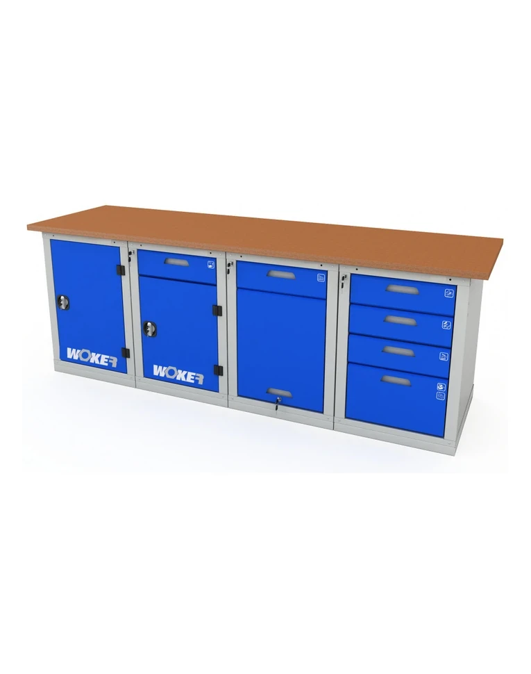 Верстак четырехтумбовый WOKER PRO 41224.2400 купить в Воронеже