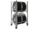 Стеллаж MS PRO 1350/781X606 передвижной для хранения до 4 шин купить в Воронеже