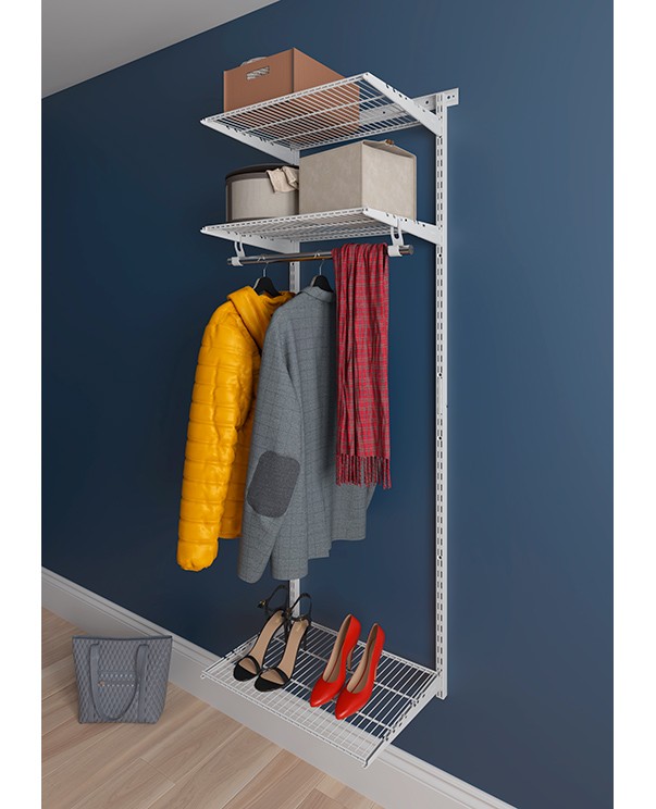 Гардеробная система Практик Home Basic G60 белая купить в Воронеже Гардеробная система Практик Home Basic G60 белая купить в Воронеже