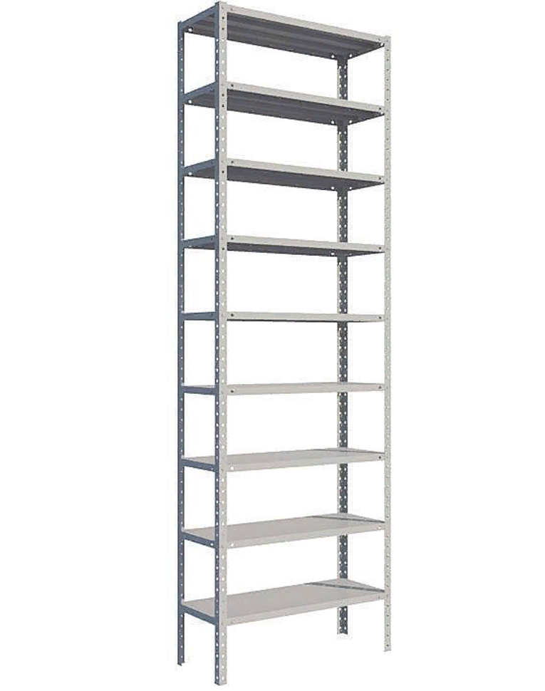 Стеллаж MS Standart 2000х1000х300 9 полок купить в Воронеже