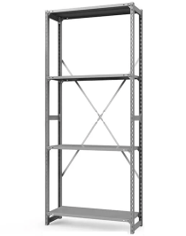 Стеллаж ТСУ 2500x700x600 4 полки (150 кг, металл)