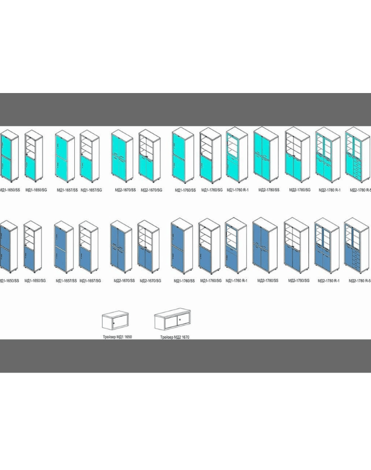 Медицинский шкаф HILFE МД 2 1670/SG купить в Воронеже Медицинский шкаф HILFE МД 2 1670/SG купить в Воронеже