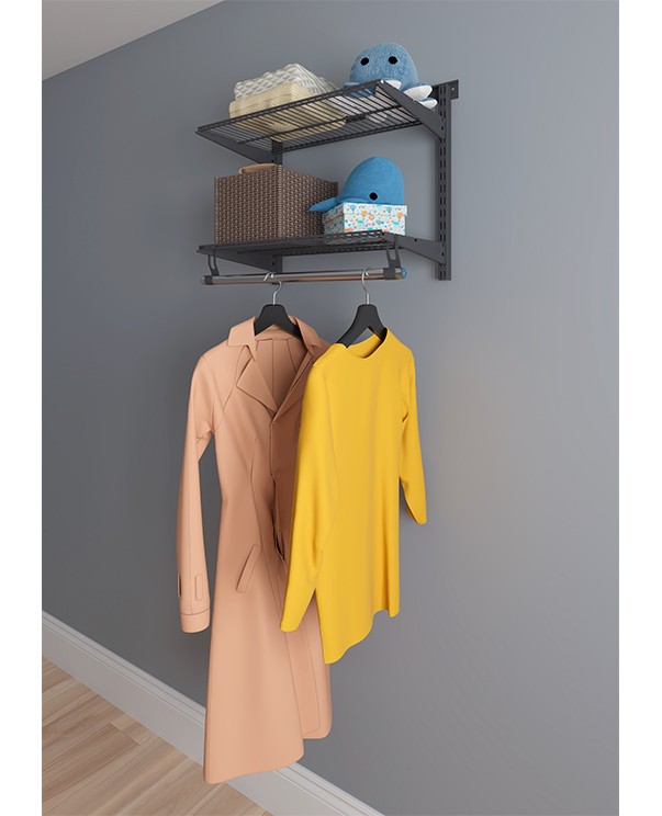 Гардеробная система Практик Home Basic G60S графит купить в Воронеже Гардеробная система Практик Home Basic G60S графит купить в Воронеже