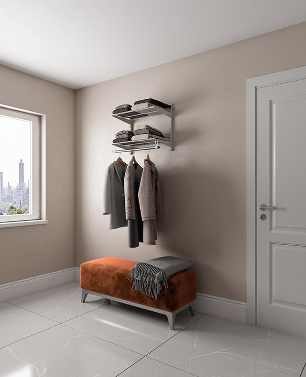 Гардеробная система Практик Home Basic G60S графит купить в Воронеже Гардеробная система Практик Home Basic G60S графит купить в Воронеже