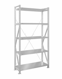 Стеллаж MS U 3000x1000x500 5 полок (400 кг, металл)