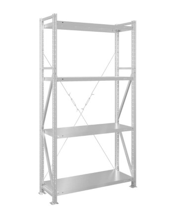 Стеллаж MS U 2500x1200x800 4 полки (400 кг, металл)