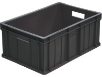 Ящик 600х400х250 сплошной чёрный Ящик 600х400х250 сплошной чёрный