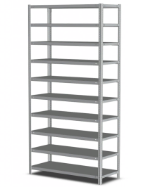 Стеллаж MS Strong 2550х700х800 10 полок Стеллаж MS Strong 2550х700х800 10 полок