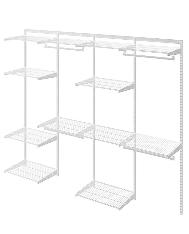 Гардеробная система Практик Home Max G240 белая купить в Воронеже