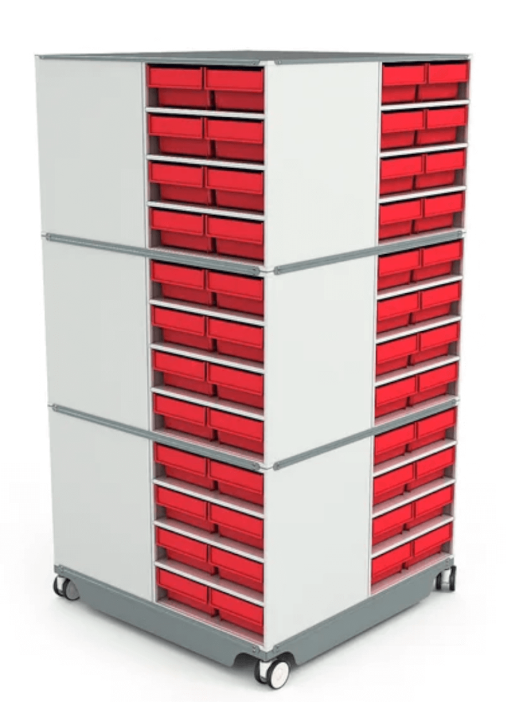 КП-01 Кассетница поворотная с красными ящиками купить в Воронеже КП-01 Кассетница поворотная с красными ящиками купить в Воронеже