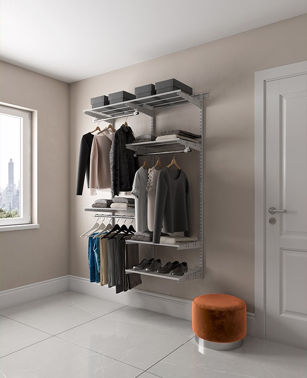 Гардеробная система Практик Home Optima G120 графит купить в Воронеже Гардеробная система Практик Home Optima G120 графит купить в Воронеже