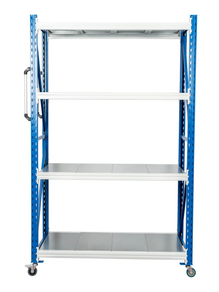Стеллаж мобильный БиКом СТ-4 250x90x80 4 полки купить в Воронеже
