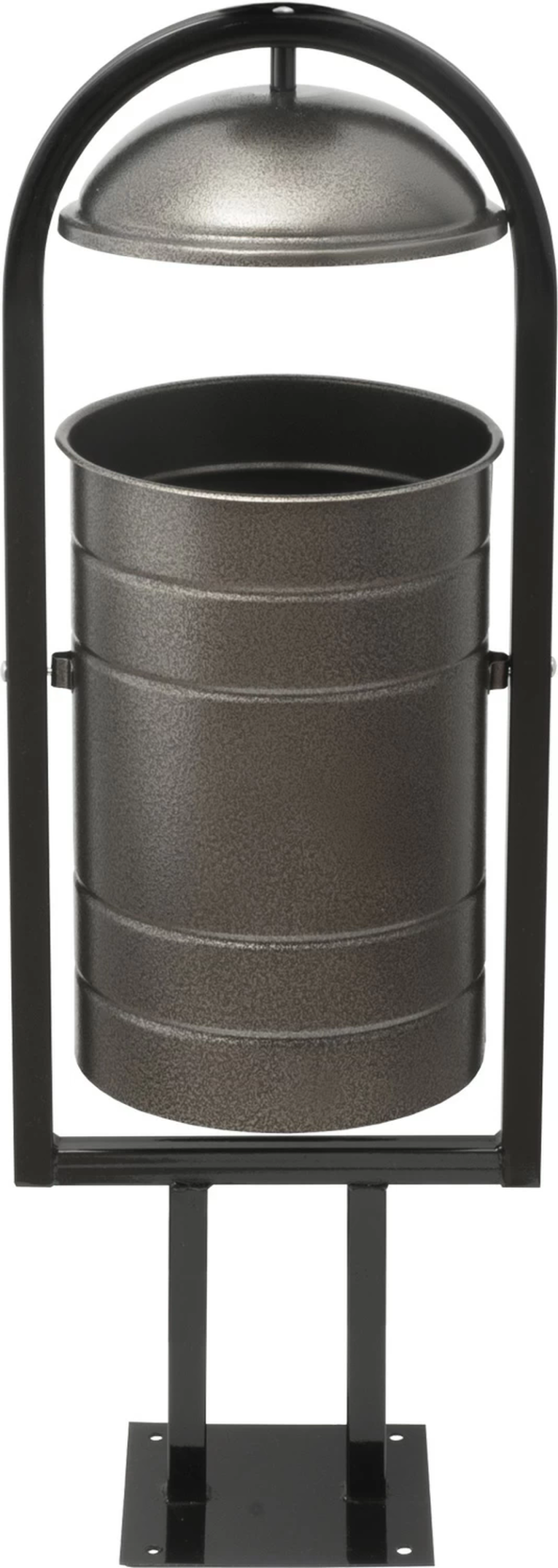 Урна уличная 330х280х980 серебряная купить в Воронеже