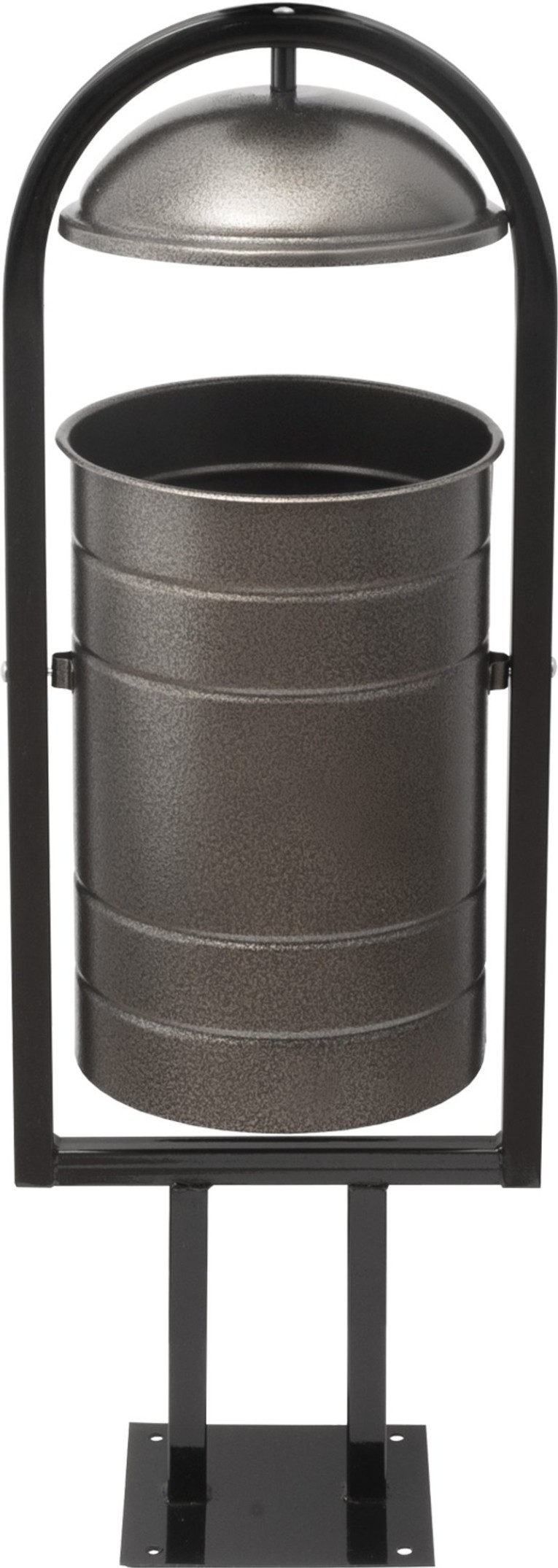 Урна уличная 330х280х980 серебряная купить в Воронеже