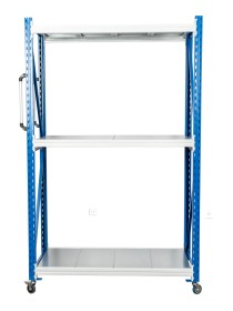 Стеллаж мобильный БиКом СТ-4 250x90x100 3 полки