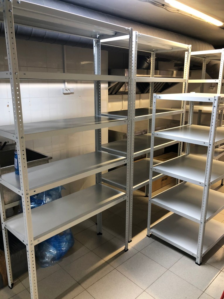 Стеллаж металлический Титан МС-500 1800х1000х300 5 полок купить в Воронеже Стеллаж металлический Титан МС-500 1800х1000х300 5 полок купить в Воронеже