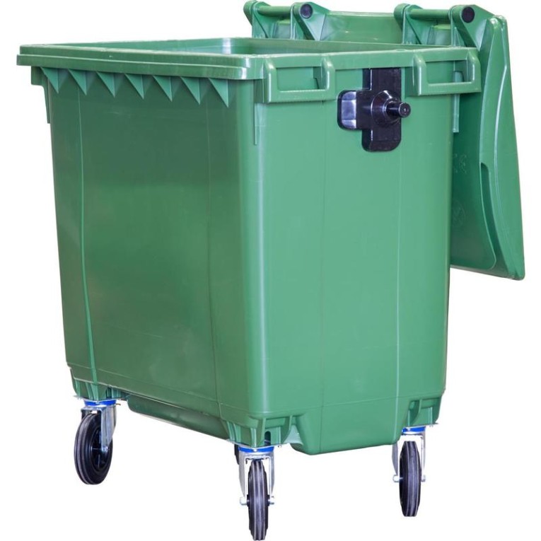 Мусорный контейнер 770л. зелёный купить в Воронеже Мусорный контейнер 770л. зелёный купить в Воронеже