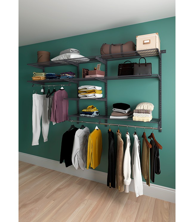 Гардеробная система Практик Home Optima G240 графит купить в Воронеже Гардеробная система Практик Home Optima G240 графит купить в Воронеже