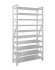 Стеллаж MS U 2000x1200x400 10 полок (350 кг, металл) купить в Воронеже
