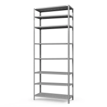 Стеллаж ТС Лайт с перф. полками 2000х700х400 8 полок