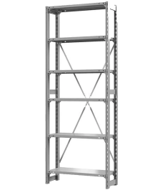 Стеллаж ТСУ 1800x700x600 6 полок (150 кг, перф)