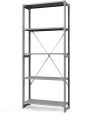 Стеллаж ТСУ 2200x1000x800 5 полок (300 кг, металл) Стеллаж ТСУ 2200x1000x800 5 полок (300 кг, металл)
