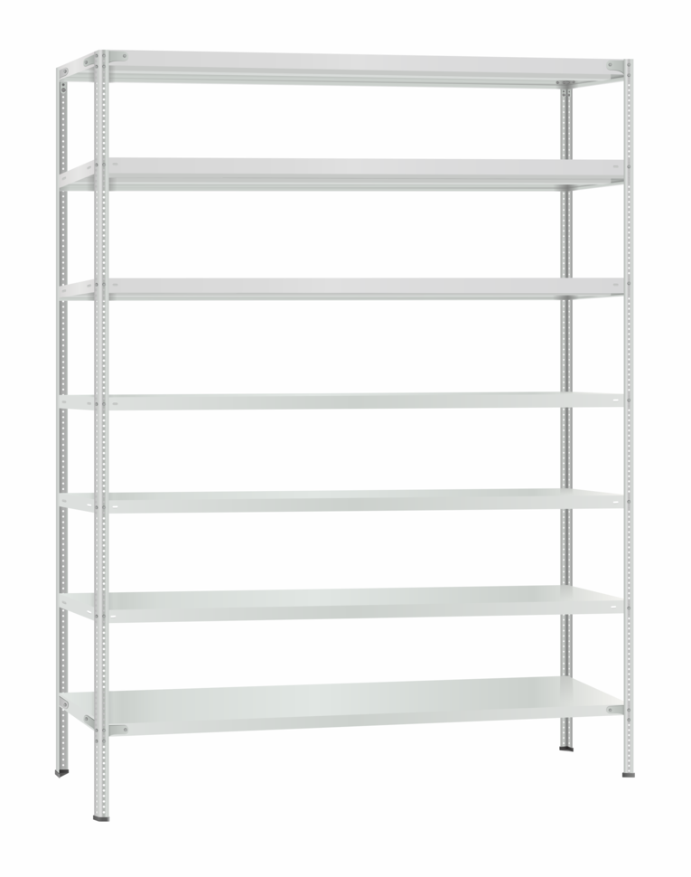 Стеллаж металлический Титан МС-500 2300х1500х300 7 полок купить в Воронеже Стеллаж металлический Титан МС-500 2300х1500х300 7 полок купить в Воронеже