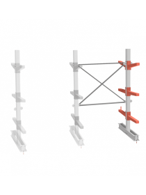 СТ-062 Стеллаж двухсторонний 3 яруса ДОП. СТ-062 Стеллаж двухсторонний 3 яруса ДОП.