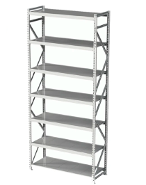 Стеллаж MS Profi 3000х1800х500 7 полок Стеллаж MS Profi 3000х1800х500 7 полок