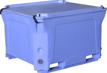 Контейнер 1230х1030х820 мм синий с крышкой Контейнер 1230х1030х820 мм синий с крышкой