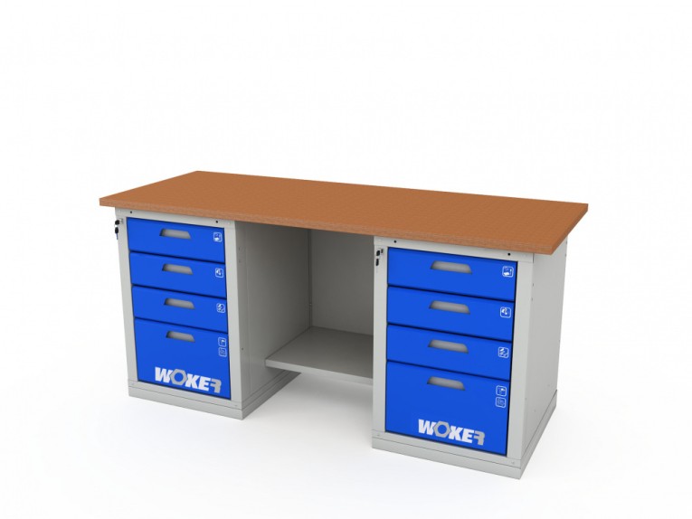 Верстак двухтумбовый WOKER PRO 2404.1800 купить в Воронеже Верстак двухтумбовый WOKER PRO 2404.1800 купить в Воронеже