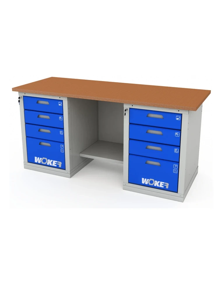 Верстак двухтумбовый WOKER PRO 2404.1800 купить в Воронеже