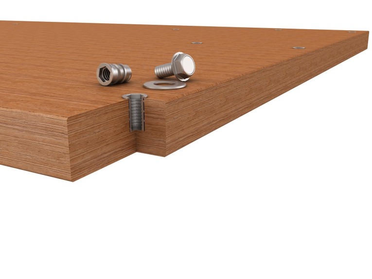 Столешница из фанеры 40 мм (ширина 800 мм) купить в Воронеже