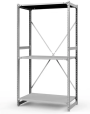 Стеллаж ТСУ 1800x1000x500 3 полки (150 кг, металл) Стеллаж ТСУ 1800x1000x500 3 полки (150 кг, металл)