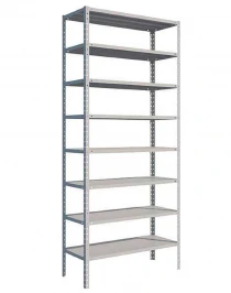Стеллаж MS Strong 2550х1000х400 8 полок