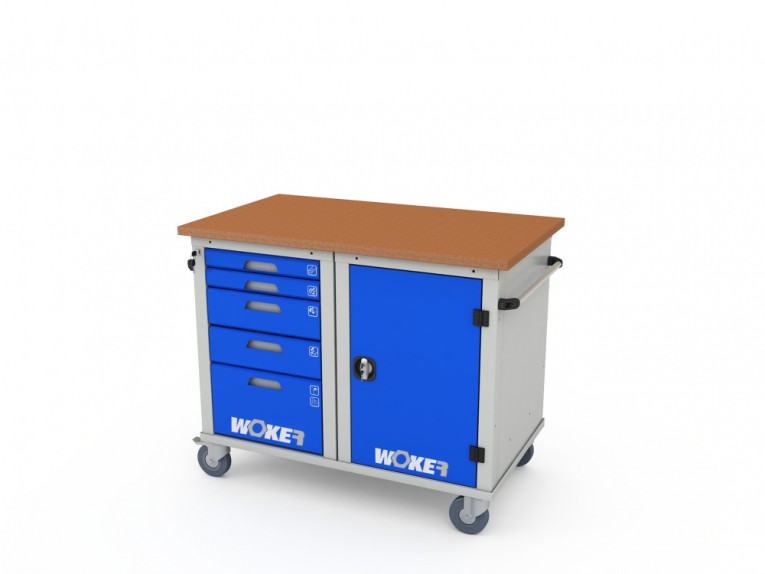 Верстак мобильный двухтумбовый WOKER PRO 2501.1200 купить в Воронеже Верстак мобильный двухтумбовый WOKER PRO 2501.1200 купить в Воронеже