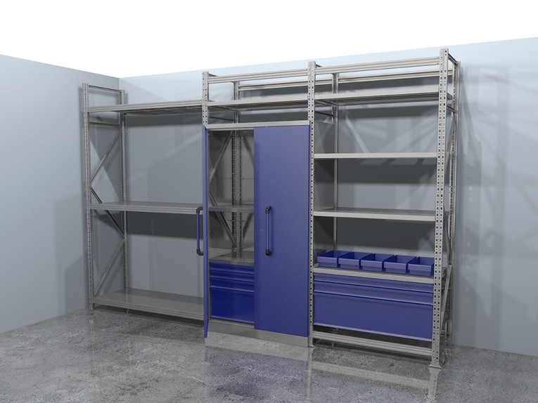 Стеллажная система хранения №3 Гараж купить в Воронеже Стеллажная система хранения №3 Гараж купить в Воронеже