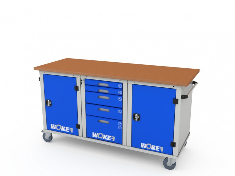 Верстак мобильный трехтумбовый WOKER PRO 3151.1800 купить в Воронеже Верстак мобильный трехтумбовый WOKER PRO 3151.1800 купить в Воронеже