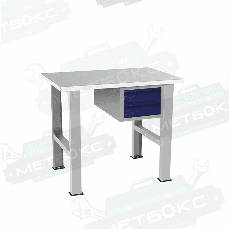 Верстак бестумбовый с подвесным ящиком ВП-Э купить в Воронеже Верстак бестумбовый с подвесным ящиком ВП-Э купить в Воронеже