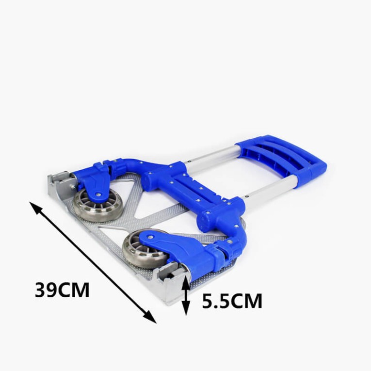 Тележка грузовая двухколесная складная PT-70 г/п 70 кг, колеса полиуретан 100 мм купить в Воронеже