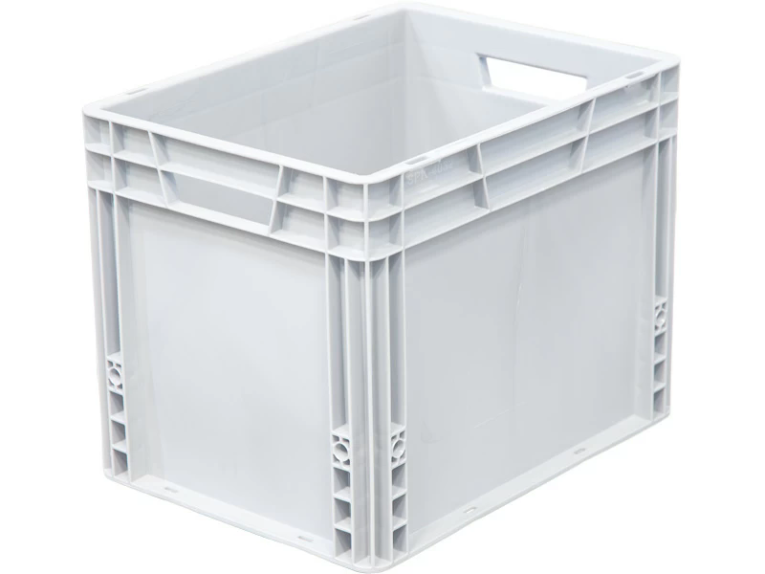 Ящик 400х300х320 сплошной, усиленное дно, цв. серый купить в Воронеже Ящик 400х300х320 сплошной, усиленное дно, цв. серый купить в Воронеже