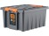 Контейнер особопрочный Rox Box PRO 36 (500х390х250 мм с крышкой и клипсами, антрацит) купить в Воронеже