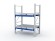 Стеллаж с выкатными платформами S-HEAVY 1000/1300 (2 яруса хранения) купить в Воронеже