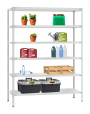 Стеллаж металлический Титан МС-900 2300x1000x600 6 полок Стеллаж металлический Титан МС-900 2300x1000x600 6 полок