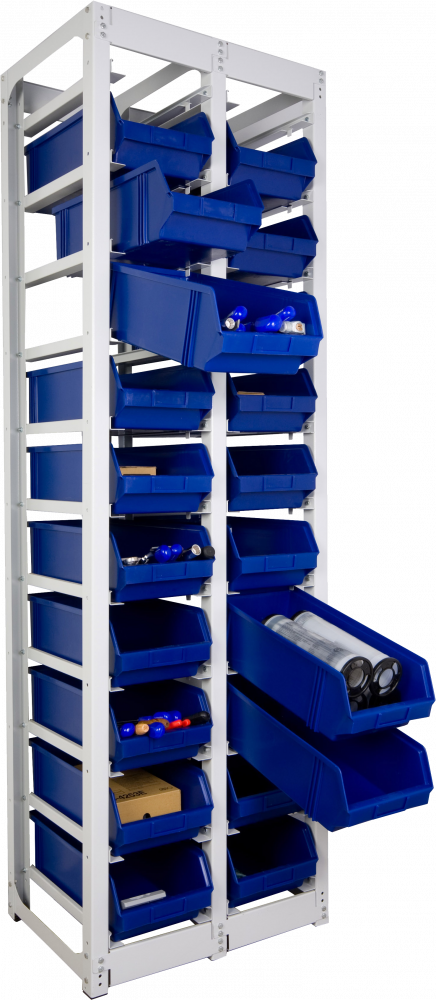 Стеллаж контейнерный двойной СТК-20.045.05.10 купить в Воронеже Стеллаж контейнерный двойной СТК-20.045.05.10 купить в Воронеже